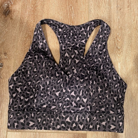 Fabletics On-the-Go Leopard Sports Bra Small - Picture 4 of 7